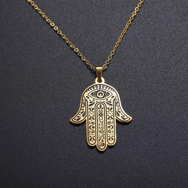 pendant necklaces skyrim hamesh hamsa hand necklace evil eye stainless steel choker chain amulet jewish jewelry for women men, Silver
pendant necklaces skyrim hamesh hamsa hand necklace evil eye stainless steel choker chain amulet jewish jewelry for women men, Silver