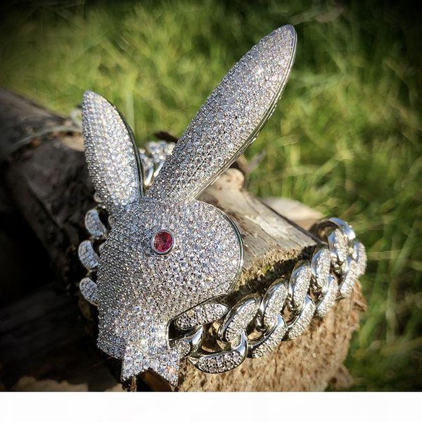 mens jewelry iced out upside down bunny cuban chain necklace 18k white gold plated mens hip hop jewelry gift, Silver
mens jewelry iced out upside down bunny cuban chain necklace 18k white gold plated mens hip hop jewelry gift, Silver