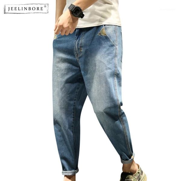 jeelinbore summer mens fashion denim pants blue color zipper jeans loose pockets trousers man's ankle-lenght pants1, Black
jeelinbore summer mens fashion denim pants blue color zipper jeans loose pockets trousers man's ankle-lenght pants1, Black