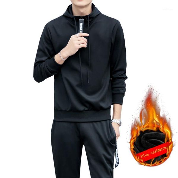 2020 autumn winter men's set male clothes suits men sweatshirts fashion plus cashmere casual sweater hooded and pants for couple1, Gray
2020 autumn winter men's set male clothes suits men sweatshirts fashion plus cashmere casual sweater hooded and pants for couple1, Gray