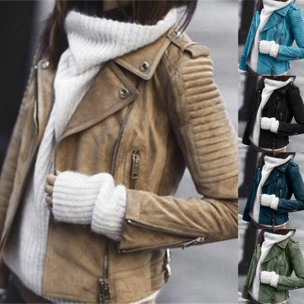 women jacket coat women vintage leather zipper short simple motorcycle slim coat retro jacket chaqueta mujer, Black;brown
women jacket coat women vintage leather zipper short simple motorcycle slim coat retro jacket chaqueta mujer, Black;brown