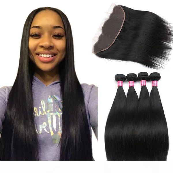 4x13 ear to ear lace frontal closure with straight hair unprocessed brazilian straight hair with frontal human hair weave part, Black;brown
4x13 ear to ear lace frontal closure with straight hair unprocessed brazilian straight hair with frontal human hair weave part, Black;brown