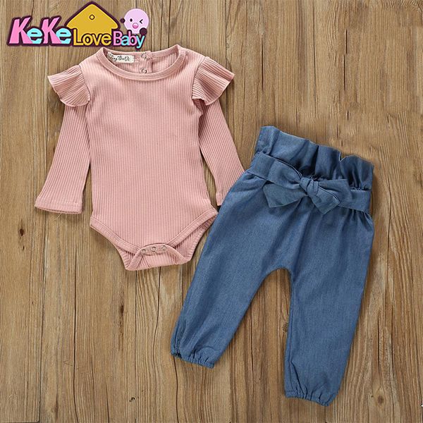 toddler baby girl clothes set autumn spring solid long short romper bodysuit denim pants 2pcs tracksuit casual baby clothes 1021, White
toddler baby girl clothes set autumn spring solid long short romper bodysuit denim pants 2pcs tracksuit casual baby clothes 1021, White