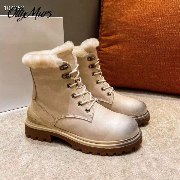 ollymurs genuine leather warm wool inside winter boots lace up fashion snow boots platoform zapatos mujer, Black
ollymurs genuine leather warm wool inside winter boots lace up fashion snow boots platoform zapatos mujer, Black