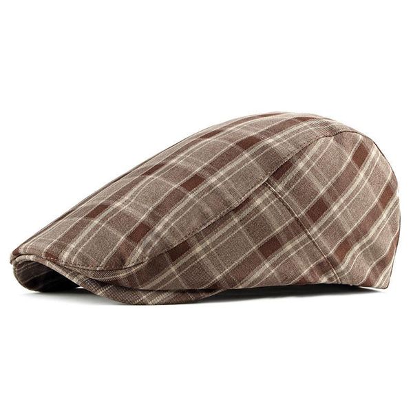 berets fashion cotton beret caps for men women casual plaid spring autumn hats casquette adjustable flat cap, Blue;gray
berets fashion cotton beret caps for men women casual plaid spring autumn hats casquette adjustable flat cap, Blue;gray