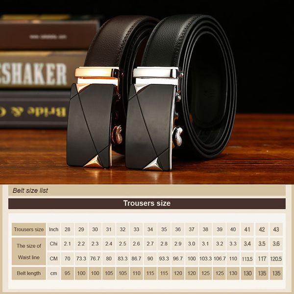 2021 mens new brand designer automatic buckle for men genuine leather belts vbke, Black;brown
2021 mens new brand designer automatic buckle for men genuine leather belts vbke, Black;brown