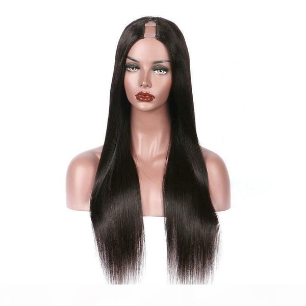 real human hair u part wigs for black women silky straight glueless upart virgin brazilian u part wig pre plucked hairline bleached knots, Black;brown
real human hair u part wigs for black women silky straight glueless upart virgin brazilian u part wig pre plucked hairline bleached knots, Black;brown