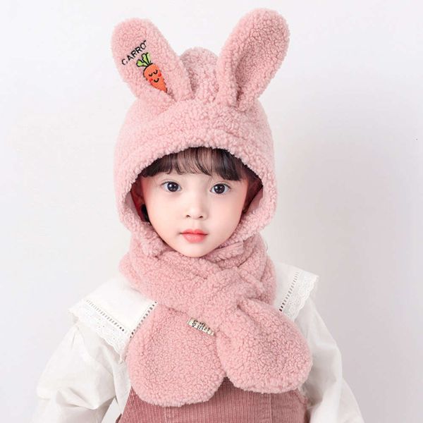cartoon rabbit warm autumn and winter children's thickened cashmere cap plush hat scarf suit, Red;brown
cartoon rabbit warm autumn and winter children's thickened cashmere cap plush hat scarf suit, Red;brown