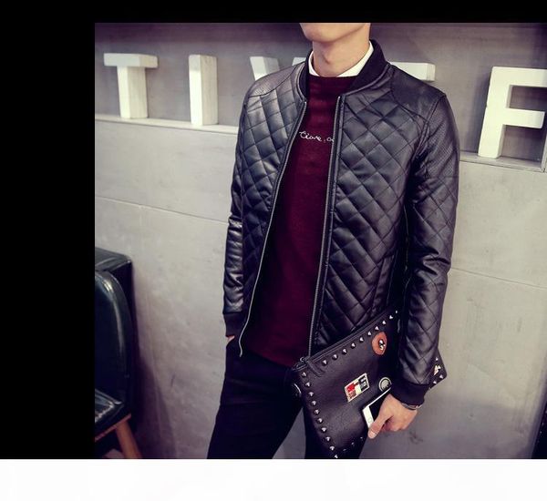 wholesale-m--3xl new men's leather jacket menleather jaqueta couro masculino bomber bikerleather jackets for men skin jacket coat, Black
wholesale-m--3xl new men's leather jacket menleather jaqueta couro masculino bomber bikerleather jackets for men skin jacket coat, Black