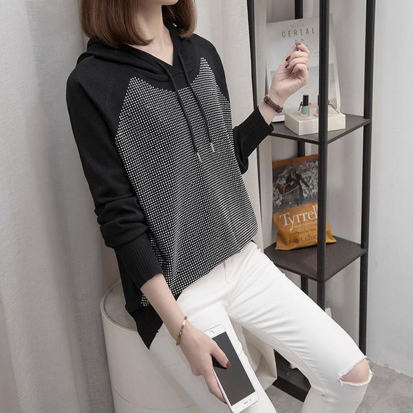 coigarsam 4xl plus size fashion hooded blouse women spring knitting blusas womens and blouses coat 9558, White
coigarsam 4xl plus size fashion hooded blouse women spring knitting blusas womens and blouses coat 9558, White