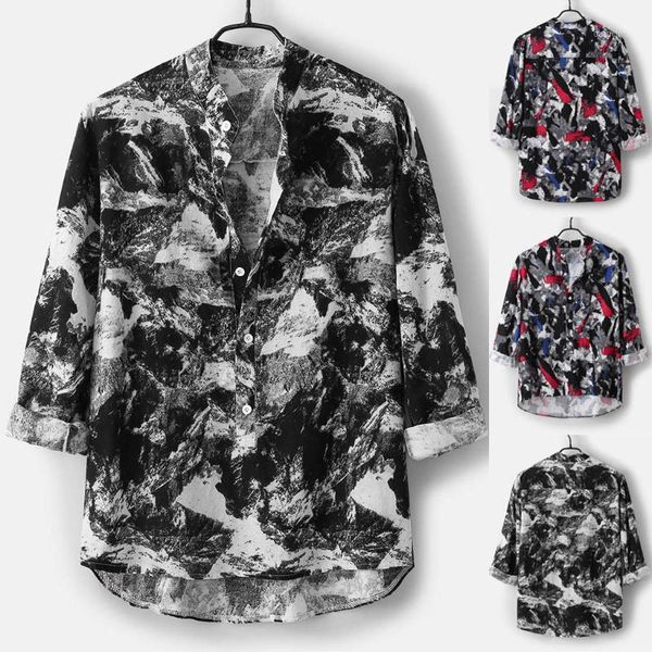 men shirt long sleeve camisa masculina mens autumn loose fashion casual daily printed cotton and linen shirt blouse -3xl1, White;black
men shirt long sleeve camisa masculina mens autumn loose fashion casual daily printed cotton and linen shirt blouse -3xl1, White;black