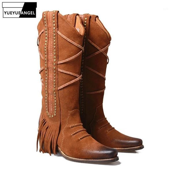 thick heels half boots sapato women street black brown pointed toe tassel retro thigh high boots winter quality knight1
thick heels half boots sapato women street black brown pointed toe tassel retro thigh high boots winter quality knight1