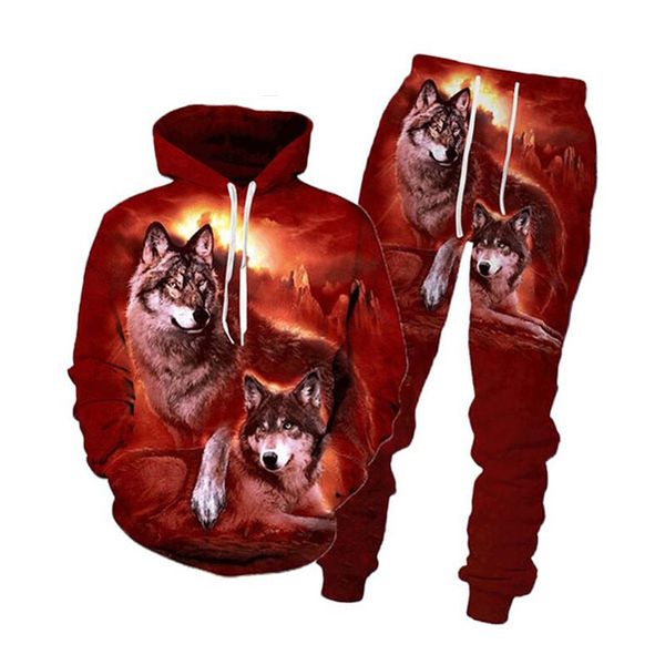 2021 new men/womens halloween wolf funny 3d print fashion tracksuits hip hop pants + hoodies rf02, Gray
2021 new men/womens halloween wolf funny 3d print fashion tracksuits hip hop pants + hoodies rf02, Gray