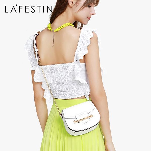 la festin new saddle bag 2020 new women's bag cute shoulder messenger chain lock design
la festin new saddle bag 2020 new women's bag cute shoulder messenger chain lock design