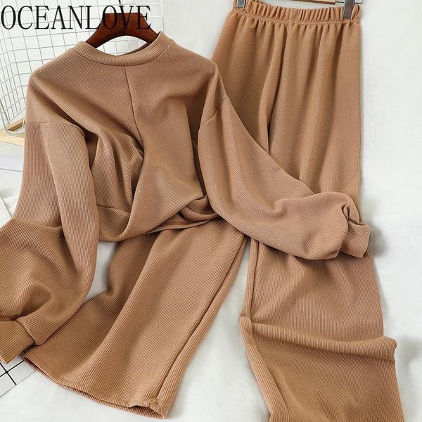 oceanlove knitted two piece set women clothes short sweaters+ high waist pants autumn winter ensemble hiver femme 190881, Gray
oceanlove knitted two piece set women clothes short sweaters+ high waist pants autumn winter ensemble hiver femme 190881, Gray