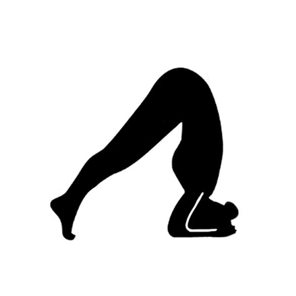 12*11 interesting fitness yoga vinyl car modelling sticker accessories black/silver c16-1924
12*11 interesting fitness yoga vinyl car modelling sticker accessories black/silver c16-1924