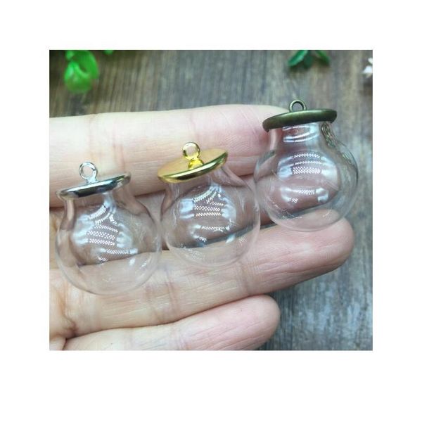5set 20*12mm hollow glass globe ball with silver/bronze/gold setting orb glass vials pendant glass bottle jewelry sqcggh, Black
5set 20*12mm hollow glass globe ball with silver/bronze/gold setting orb glass vials pendant glass bottle jewelry sqcggh, Black