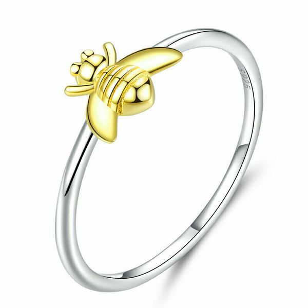european women girl 925 sterling silver lovely bee fashion finger rings size 6-8
european women girl 925 sterling silver lovely bee fashion finger rings size 6-8