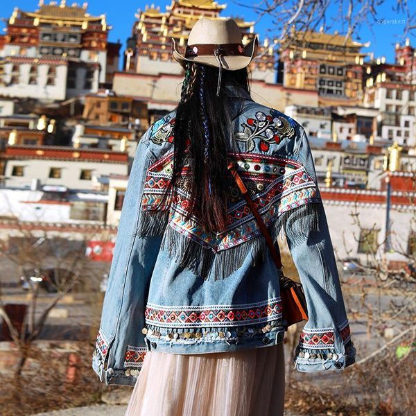 khalee yose vintage embroidery denin jacket gypsy hippie jean jackets sequin long sleeve oversized ethnic jacket womens autumn1, Black;brown
khalee yose vintage embroidery denin jacket gypsy hippie jean jackets sequin long sleeve oversized ethnic jacket womens autumn1, Black;brown