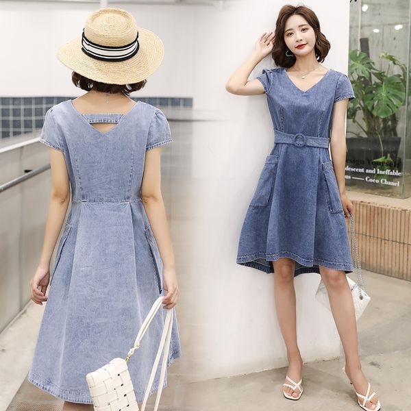hayblst brand denim dress womens 2020 new summer short sleeves plus size kawaii clothes korean style solid clothing t200603, White;black
hayblst brand denim dress womens 2020 new summer short sleeves plus size kawaii clothes korean style solid clothing t200603, White;black