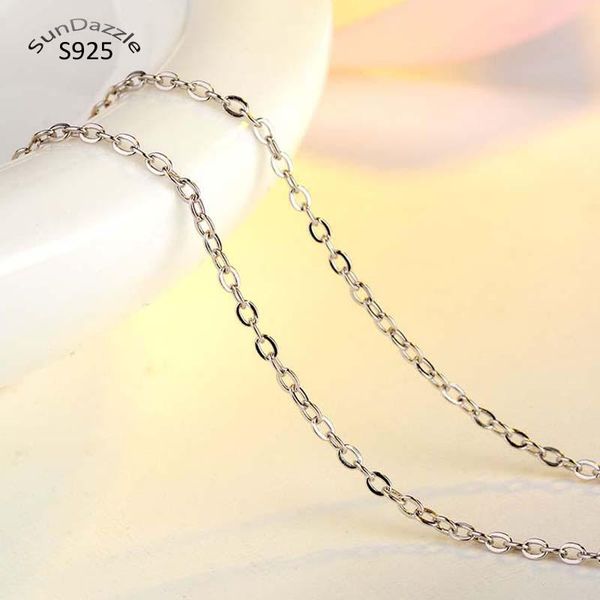 1.0mm genuine real pure solid 925 sterling silver chain necklace for women o cross basic chains fine jewelry female necklace
1.0mm genuine real pure solid 925 sterling silver chain necklace for women o cross basic chains fine jewelry female necklace