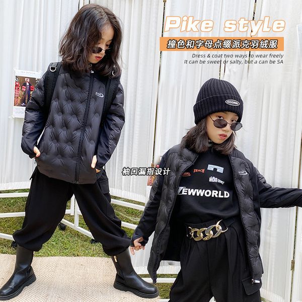 girl's stitched down jacket fall / winter 2020 new cuda children's leisure missing point westernized style overcomes warm coat, Blue;gray
girl's stitched down jacket fall / winter 2020 new cuda children's leisure missing point westernized style overcomes warm coat, Blue;gray