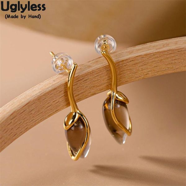 uglyless new color transparent brown crystals earrings for women magnolia tulip flowers earrings 925 silver brincos gold jewelry
uglyless new color transparent brown crystals earrings for women magnolia tulip flowers earrings 925 silver brincos gold jewelry