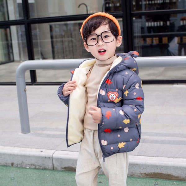 new down jacket for children in winter, Black