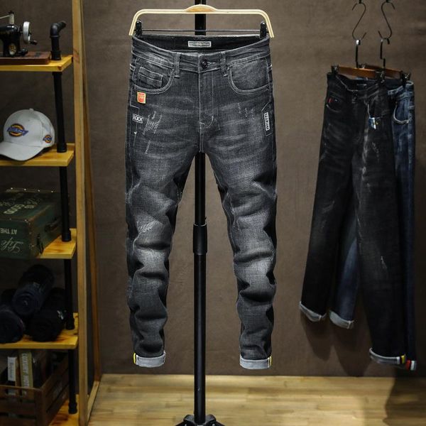 2020 autumn black jeans smart casual stretch slim fit men denim pants fashion brand jeans male denim trousers comfortable,850, Blue
2020 autumn black jeans smart casual stretch slim fit men denim pants fashion brand jeans male denim trousers comfortable,850, Blue