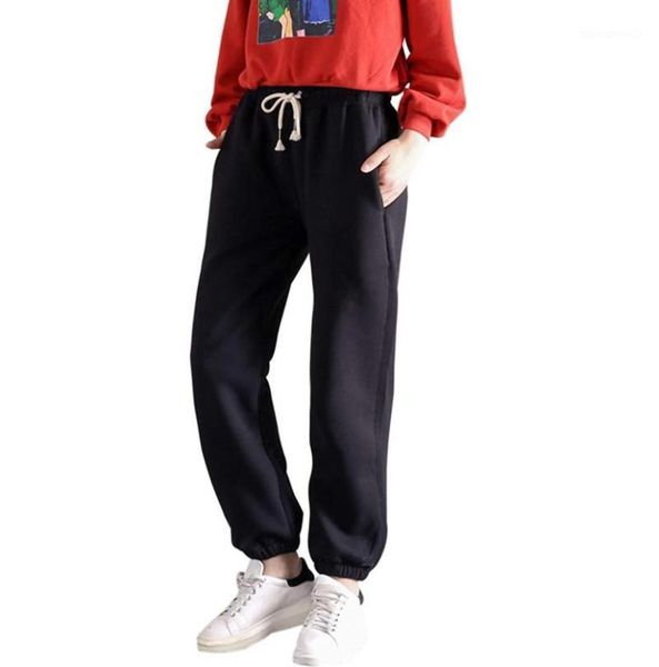 women's pants & capris women casual sports winter warm drawstring with pocket trousers ladies female casual1, Black;white
women's pants & capris women casual sports winter warm drawstring with pocket trousers ladies female casual1, Black;white