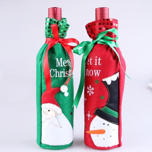 1pc creative red santa claus gift bags christmas red wine bottle cover dining table party xmas gift decoration supplies bbytdj
1pc creative red santa claus gift bags christmas red wine bottle cover dining table party xmas gift decoration supplies bbytdj