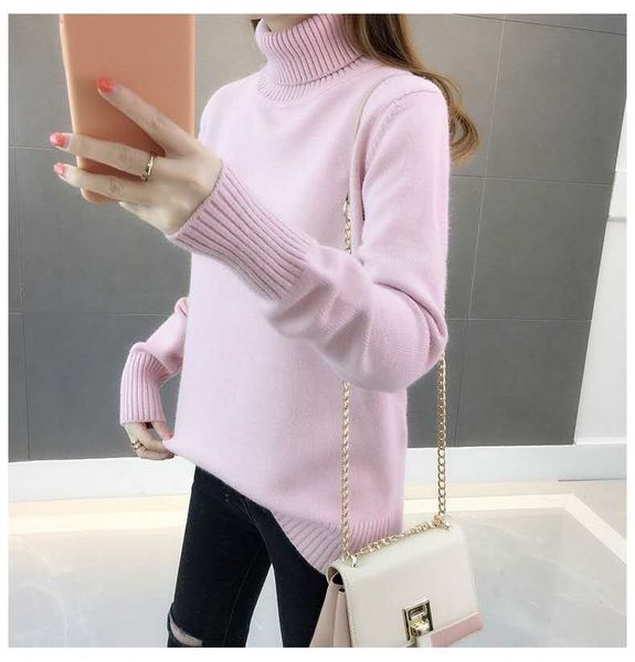 2020 sweater pulloversweater pullover women's autumn and winter new high collar fashion korean version loose pullover thickened solid c, White;black
2020 sweater pulloversweater pullover women's autumn and winter new high collar fashion korean version loose pullover thickened solid c, White;black