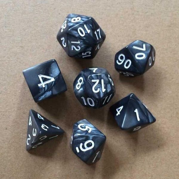 party favor 7pcs set duty dice glossed color colorful solid polyhedral with numbers role playing game ye-
party favor 7pcs set duty dice glossed color colorful solid polyhedral with numbers role playing game ye-