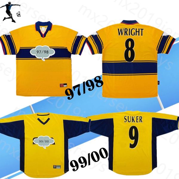 1997 98 1999 00 away shirt retro soccer jerseys suker#9 wright#8 vieira petit adams kanu bergkamp 97 98 99 00 classic football shirt, Black;yellow
1997 98 1999 00 away shirt retro soccer jerseys suker#9 wright#8 vieira petit adams kanu bergkamp 97 98 99 00 classic football shirt, Black;yellow