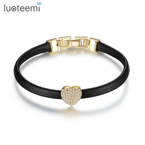 luoteemi цвета золота популярные цирконий сердце шариков pu leather charm браслеты браслеты для женщин девушки партии ювелирных изделий, Black
luoteemi цвета золота популярные цирконий сердце шариков pu leather charm браслеты браслеты для женщин девушки партии ювелирных изделий, Black