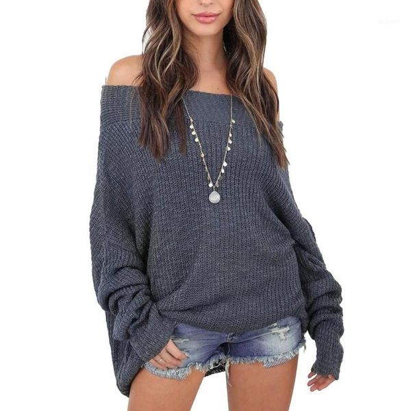 womens blouse autumn winter solid color long sleeve off shoulder knitted loose sweater womens turtleneck1, White;black
womens blouse autumn winter solid color long sleeve off shoulder knitted loose sweater womens turtleneck1, White;black