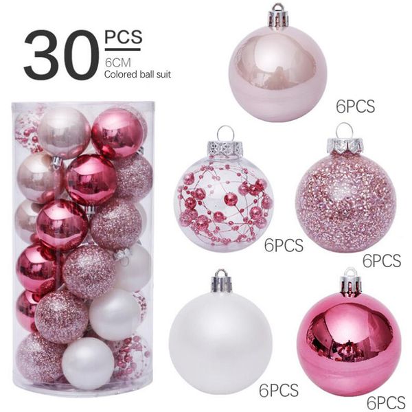 30pcs christmas ball baubles party xmas tree decorations hanging ornament decor boe narodzenie 2021 kerst, Black
30pcs christmas ball baubles party xmas tree decorations hanging ornament decor boe narodzenie 2021 kerst, Black
