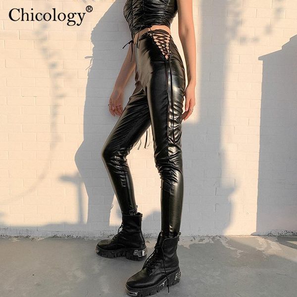 chicology pu leasther lace up high waist pants women fashion y2k long trousers women 2021 autumn winter clothes punk streetwear, Black;white
chicology pu leasther lace up high waist pants women fashion y2k long trousers women 2021 autumn winter clothes punk streetwear, Black;white