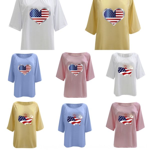 yk9818e#2020 women's new medium sleeve fashionable flag printed yk9818e#2020 women's new medium sleeve fashionable flag t-shirt pr, White
yk9818e#2020 women's new medium sleeve fashionable flag printed yk9818e#2020 women's new medium sleeve fashionable flag t-shirt pr, White