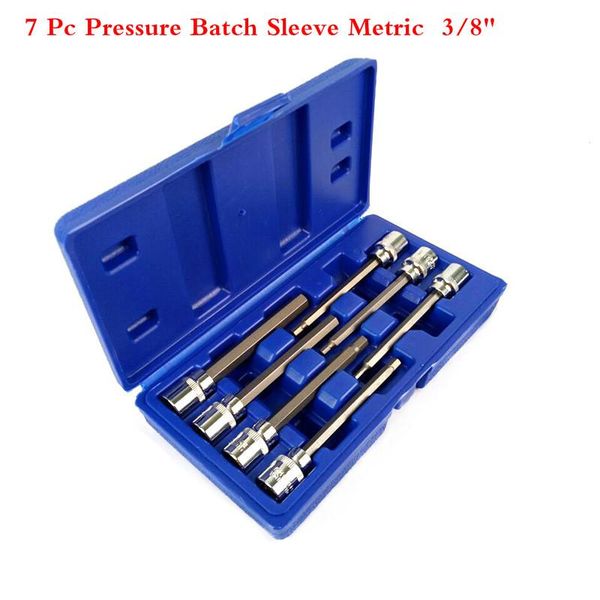 7 pcs pressure batch sleeve set 3/8" drive extra long reach allen metric for torque wrench hex allen key screwdriver bit set
7 pcs pressure batch sleeve set 3/8" drive extra long reach allen metric for torque wrench hex allen key screwdriver bit set