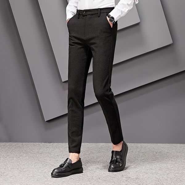 y1t86 autumn korean-style small casual men's slim-fit small-legged pants knitted sanding high-elasticity business casual pants for men, Blue
y1t86 autumn korean-style small casual men's slim-fit small-legged pants knitted sanding high-elasticity business casual pants for men, Blue