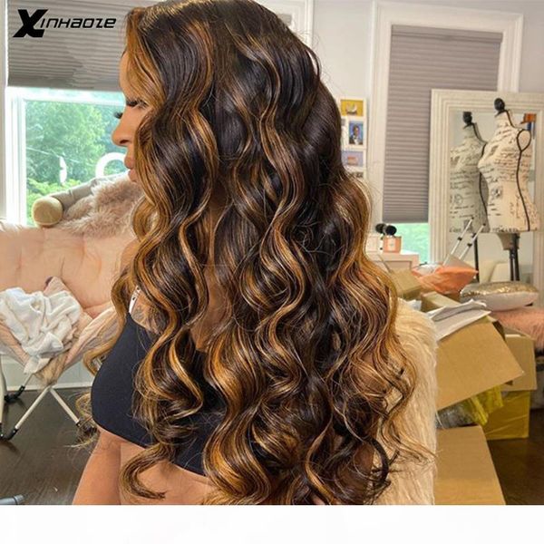 6'' deep part wave black brown highlight lace front human hair wigs pre plucked hairline brazilian remy silk base wigs baby hair
6'' deep part wave black brown highlight lace front human hair wigs pre plucked hairline brazilian remy silk base wigs baby hair