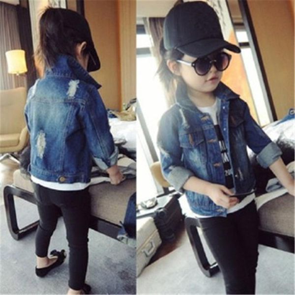 jackets girls fashion ripped denim coat 2021 spring autumn korean children lapel toddler girl outwear 2 3 4 5 6 7 years, Blue;gray
jackets girls fashion ripped denim coat 2021 spring autumn korean children lapel toddler girl outwear 2 3 4 5 6 7 years, Blue;gray