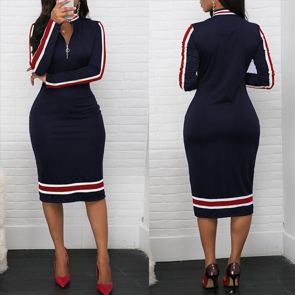 striped zipper office платье женщин с длинным рукавом длина колена леди bodycon сексуальное платье голубое водолазка элегантная женщина midi, Black;gray
striped zipper office платье женщин с длинным рукавом длина колена леди bodycon сексуальное платье голубое водолазка элегантная женщина midi, Black;gray