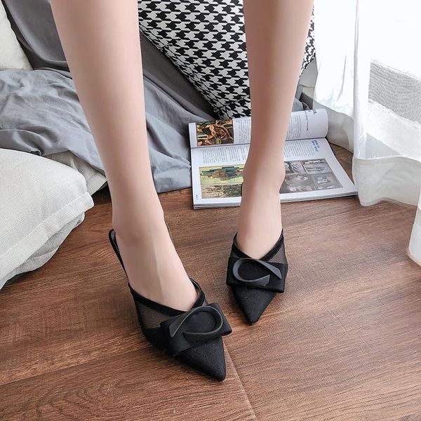 high heel black mules shoes women breathable lace pointed toe slippers sandals summer half slippers women sandals 20201
high heel black mules shoes women breathable lace pointed toe slippers sandals summer half slippers women sandals 20201
