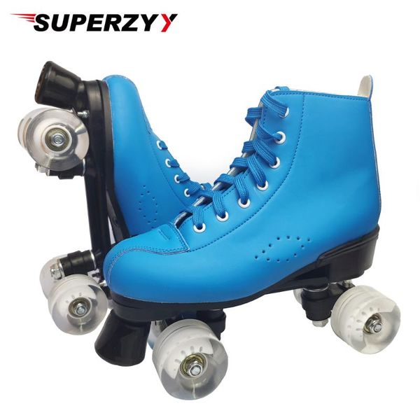 artificial leather roller skates shoes double line women men skate shoes patines with white pu 4 wheels patins
artificial leather roller skates shoes double line women men skate shoes patines with white pu 4 wheels patins