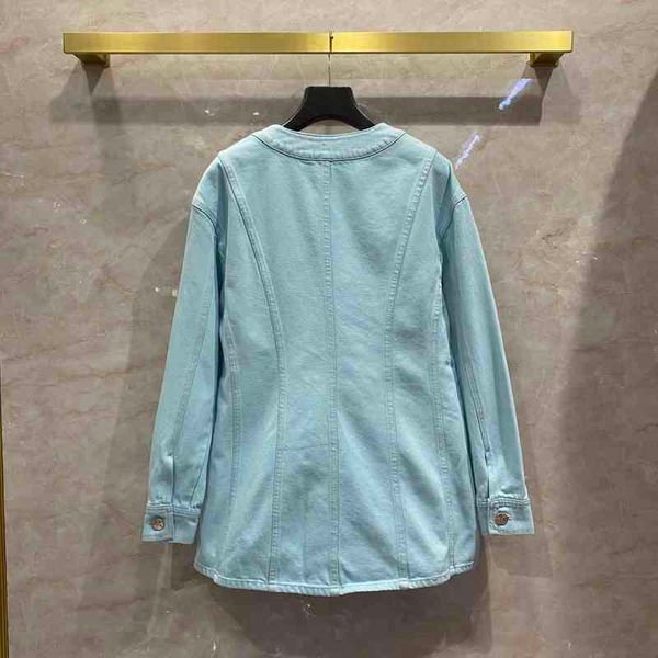 women's jackets womens denim buttons with floral decoration & pockets design luxury designer woman outfit summer autumn outwear casual, Black;brown
women's jackets womens denim buttons with floral decoration & pockets design luxury designer woman outfit summer autumn outwear casual, Black;brown