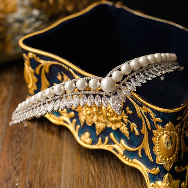 inew water dance zircon a3380 bridal headdress pearl crown necklace set wedding dress hair accessories, Silver
inew water dance zircon a3380 bridal headdress pearl crown necklace set wedding dress hair accessories, Silver
