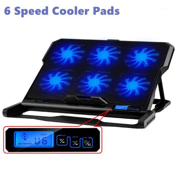 6 fans gaming lapcooling pads 6 speed 2 usb ports lapcooler stand with light lcd display notebook cooler holder1
6 fans gaming lapcooling pads 6 speed 2 usb ports lapcooler stand with light lcd display notebook cooler holder1