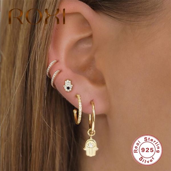 roxi luxury eyes 925 sterling silver eye parallel bars stud earrings for women round zircon pendientes piercing earring q1219, Golden;silver
roxi luxury eyes 925 sterling silver eye parallel bars stud earrings for women round zircon pendientes piercing earring q1219, Golden;silver